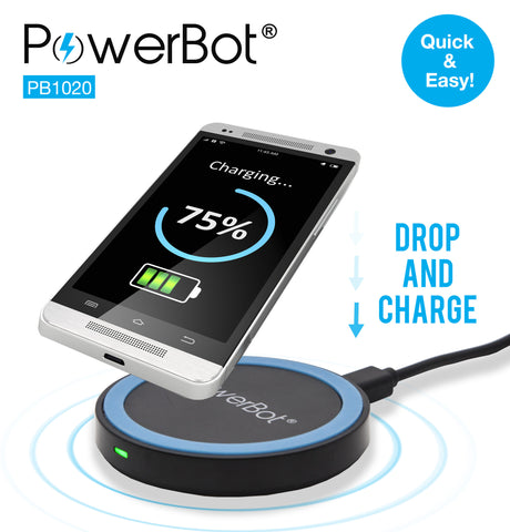 PowerBot® PB1020 Qi Enabled Wireless Charger Charging Pad