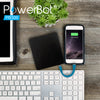 [Apple MFi Certified] PowerBot® PB300 Apple MFi Lightning Cable 5.90in / 15cm Data & Charging Handy Bendy Dandy, Premium Silicon for iPhone 6, 6 Plus, 5S, 5, 5C, iPad, iPad Air, iPad Mini, iPod, and all Lightning devices - SoundBot