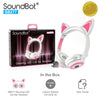 SoundBot® SB277 Glowing LED Cat Ears Headset