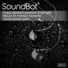 SoundBot® SB302 Secure Fit Sports Active Earphone w/ Memory Frame & Human Engineering Design