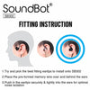 SoundBot® SB302 Secure Fit Sports Active Earphone w/ Memory Frame & Human Engineering Design - SoundBot