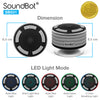 SB531 Bluetooth Wireless Water Resistant Floating Speaker with FM RADIO and LED