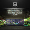 2 UNIT BUNDLE SB571PRO Bluetooth Wireless Speaker w/ Quadio Satellite Technology - Black/Black 2 UNIT COMBO BUNDLE SET