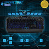 SportsBot® SS301 Blue LED Gaming Over-Ear Headset Headphone, Keyboard & Mouse Combo Set